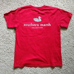 Southern Marsh Crimson T Shirt Medium